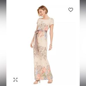 BHLDN Adrianna Papell Floral Gown